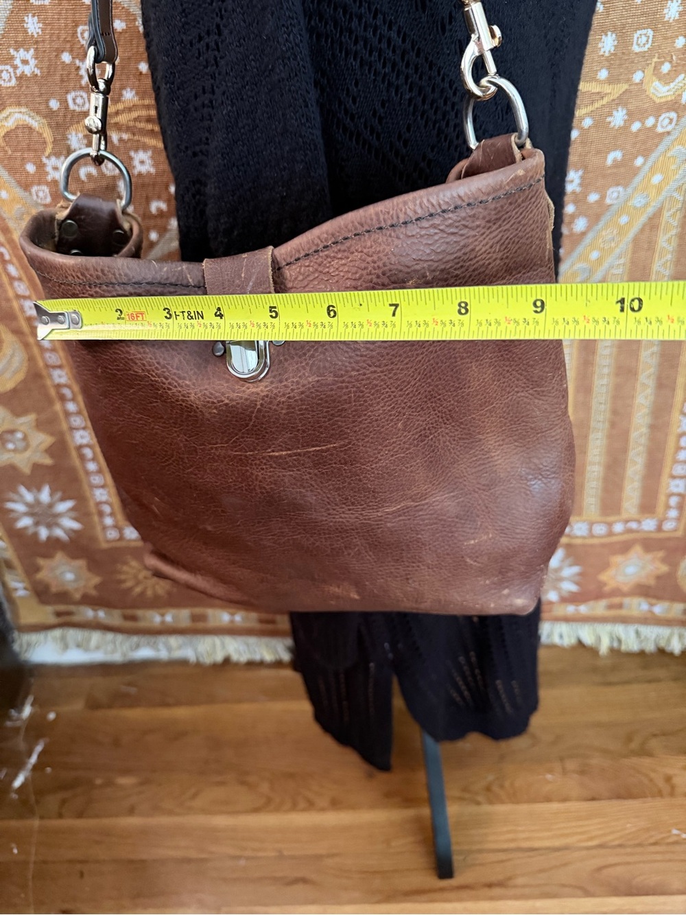 Amazing leather hippie purse - Picture 9 of 9